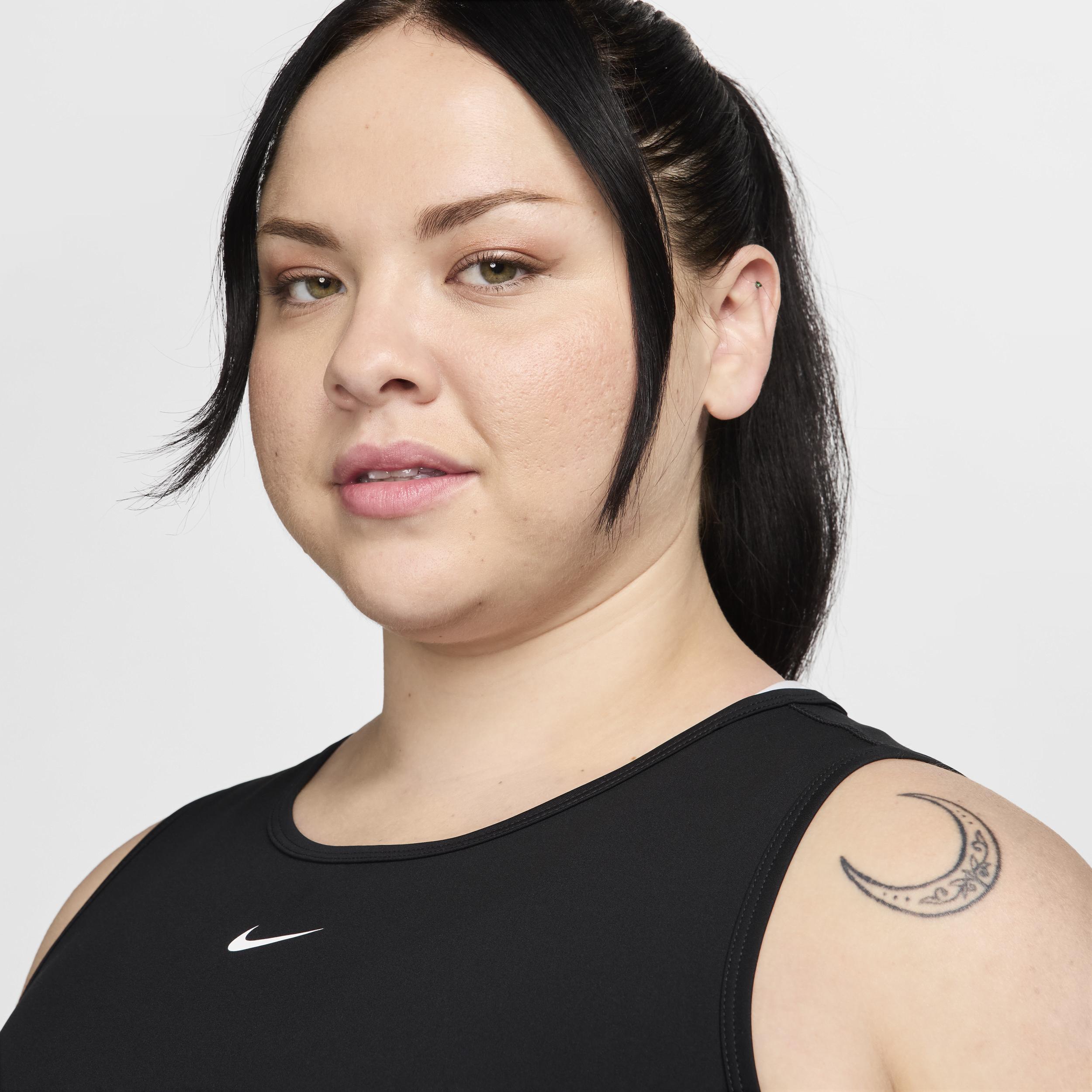 Women's Nike Pro Dri-FIT Cropped Tank Top (Plus Size) Product Image