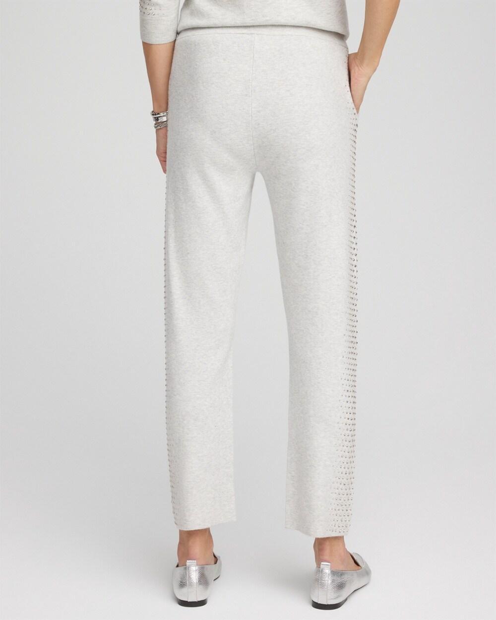 Zenergy® Luxe Cashmere Blend Rhinestone Ankle Pants Product Image