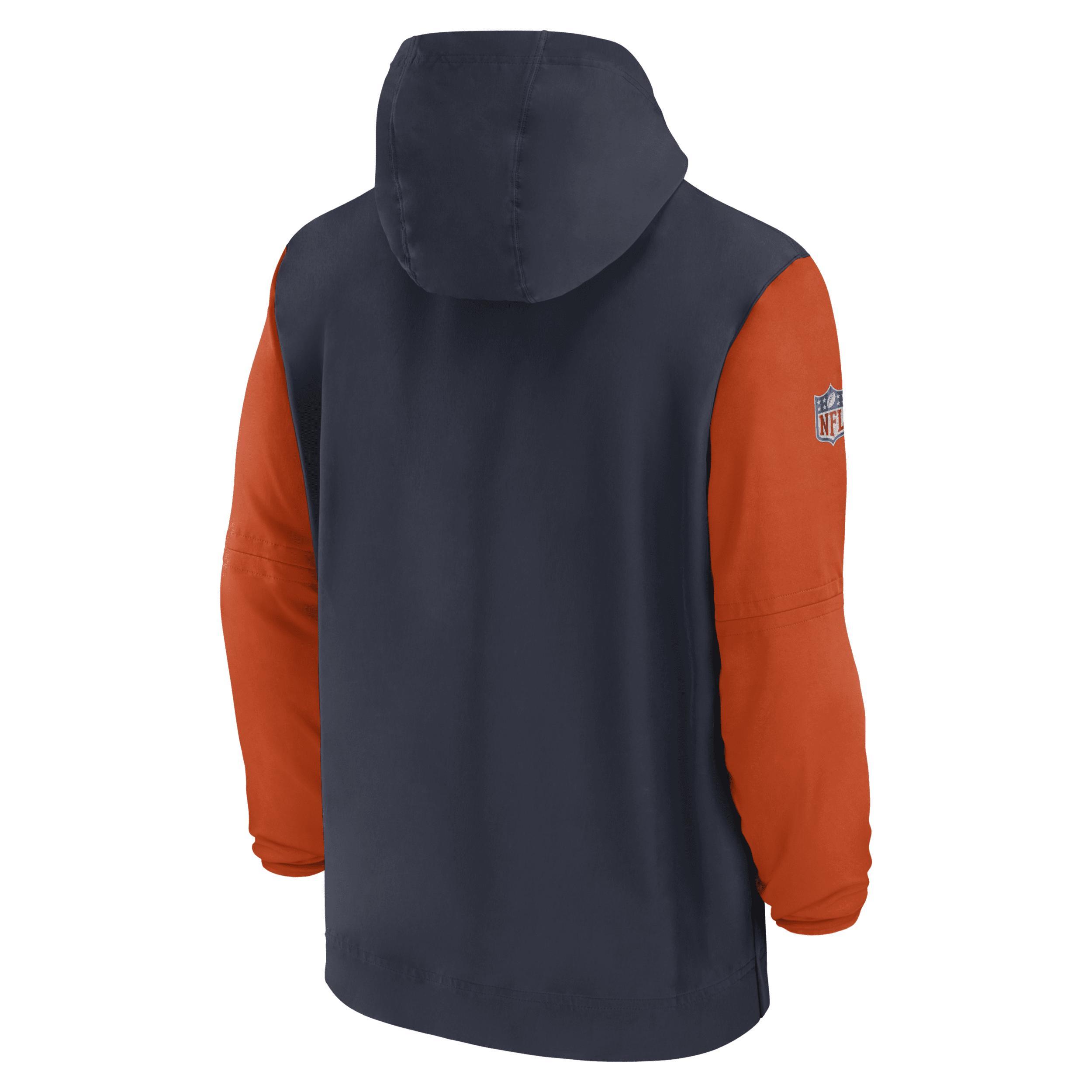 Cleveland Browns Sideline Pre-Game Player Nike Men's NFL 1/2-Zip Hooded Jacket Product Image