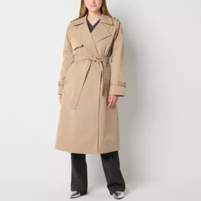 Worthington Womens Midweight Trench Coat Product Image