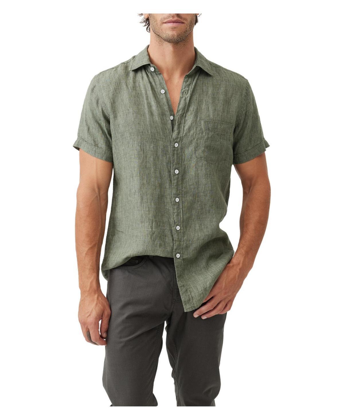 Mens Palm Heights Linen Short-Sleeve Shirt Product Image