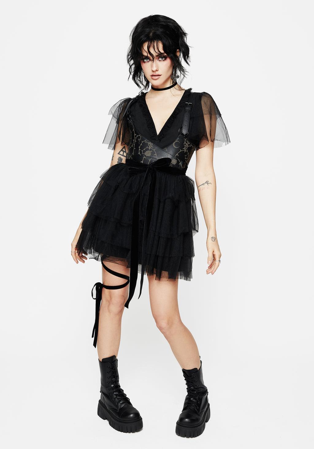 Krysta Tulle Mini Dress Product Image