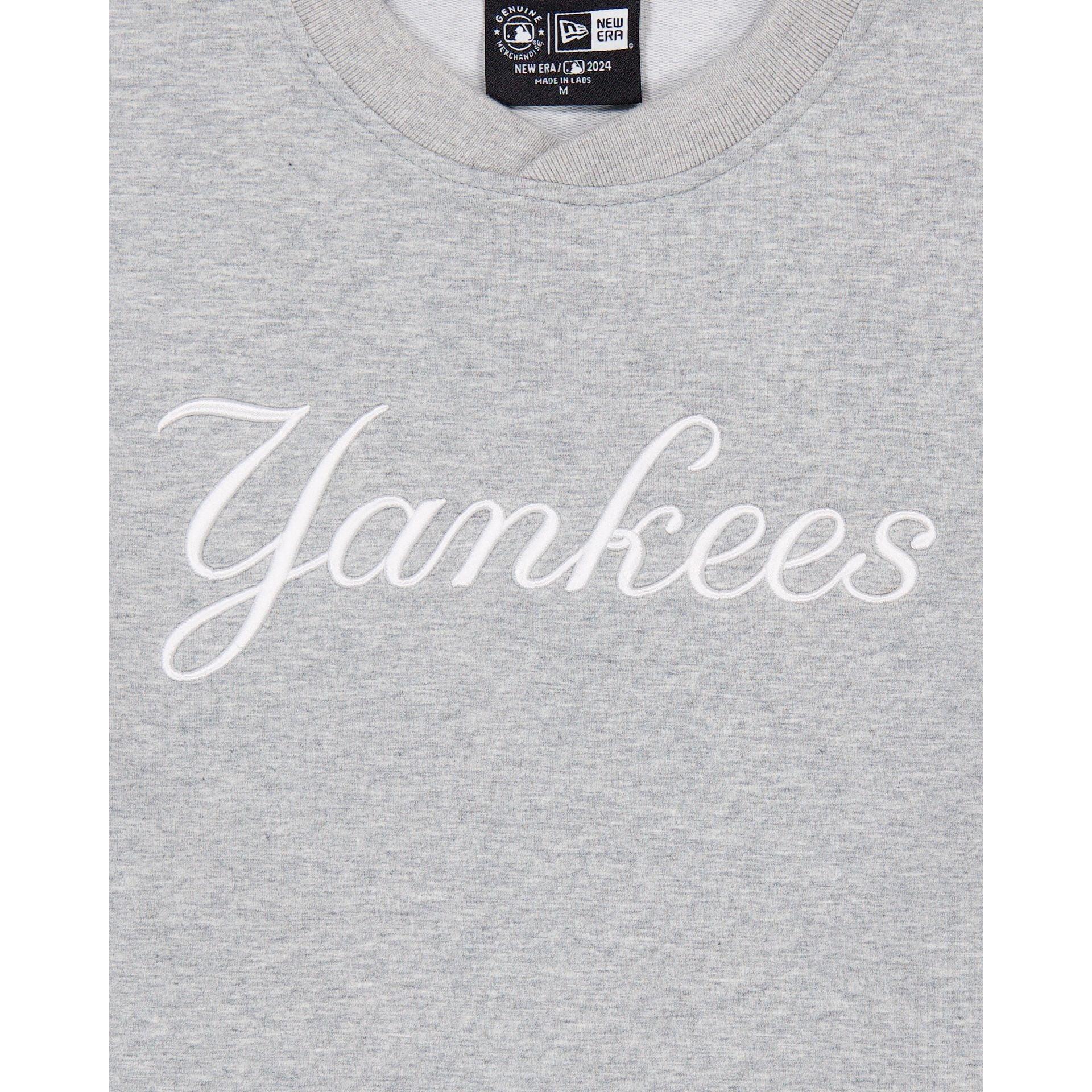 New York Yankees Gray Logo Select Crewneck Male Product Image