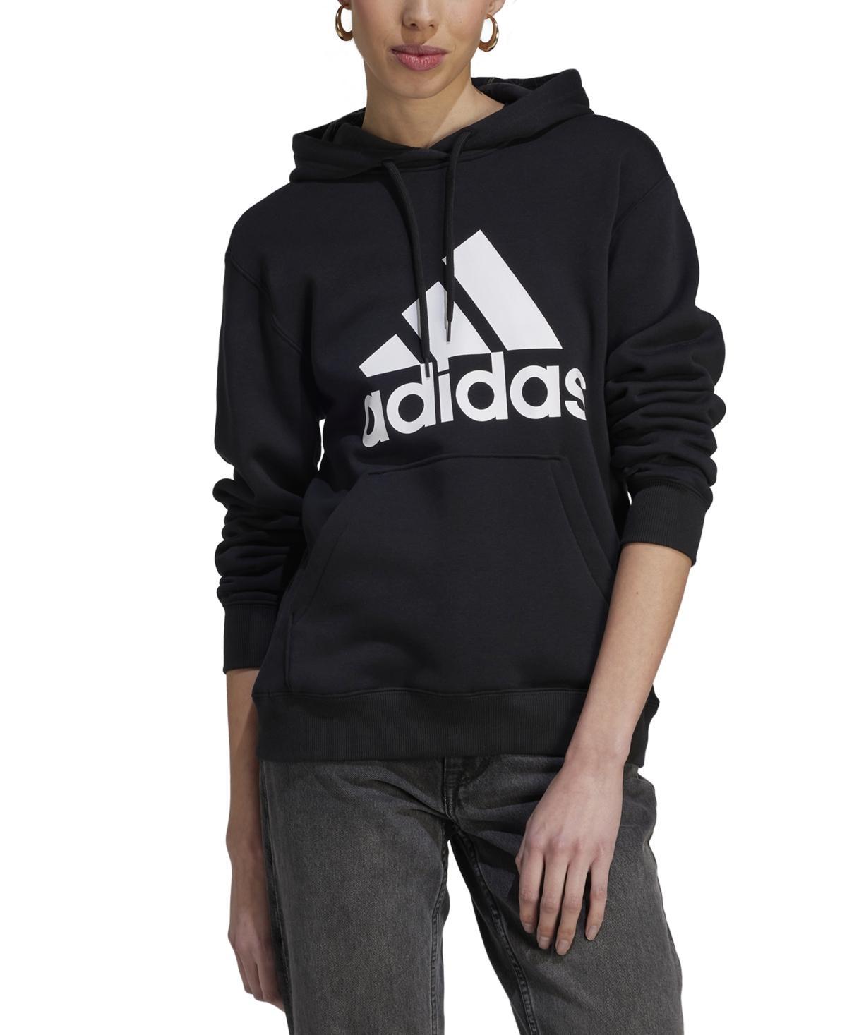 Womens adidas Essentials Big Logo Fleece Hoodie Product Image