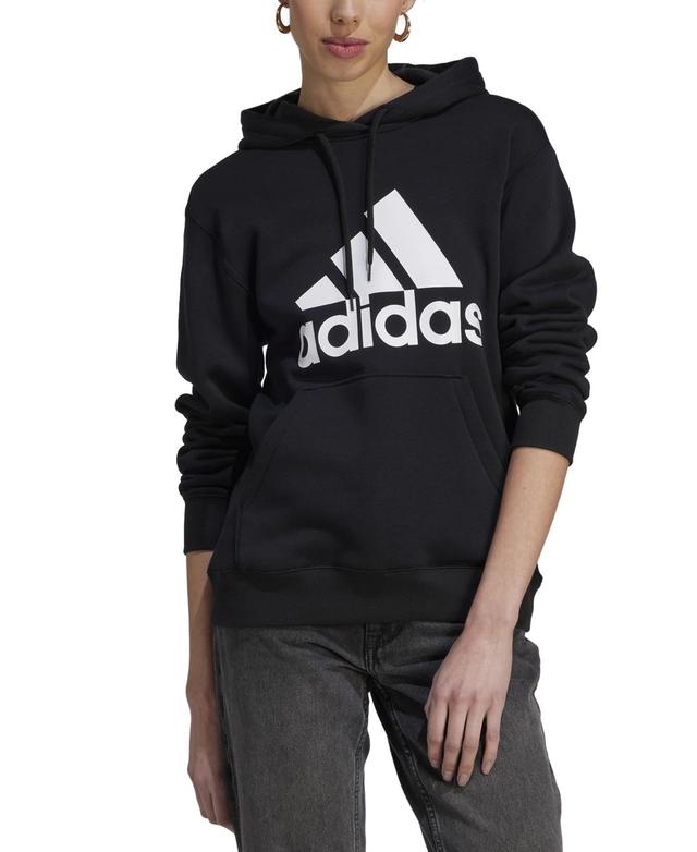 Womens adidas Essentials Big Logo Fleece Hoodie Product Image