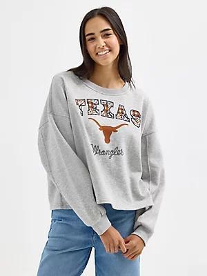 Women's Wrangler Collegiate Southwest Sweatshirt | Women's TOPS | Wrangler® Product Image