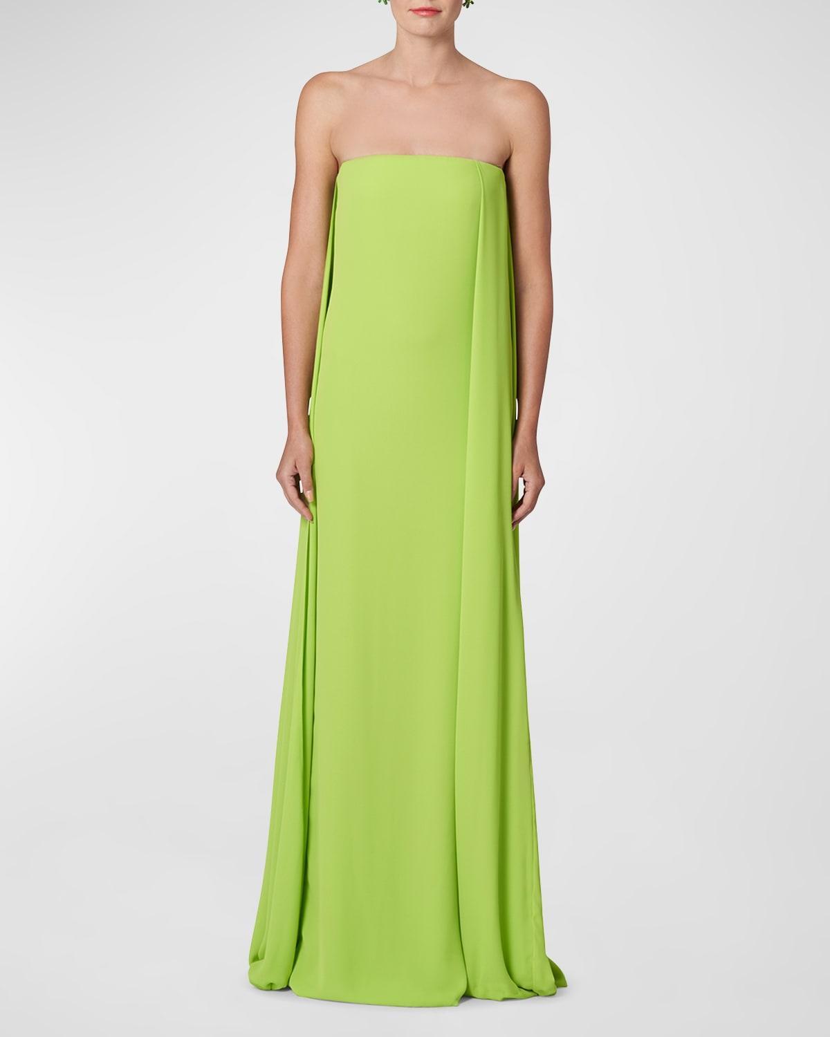 Womens Strapless Column Gown Product Image