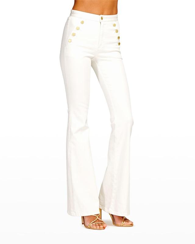 Womens Helena Flare Jeans Product Image