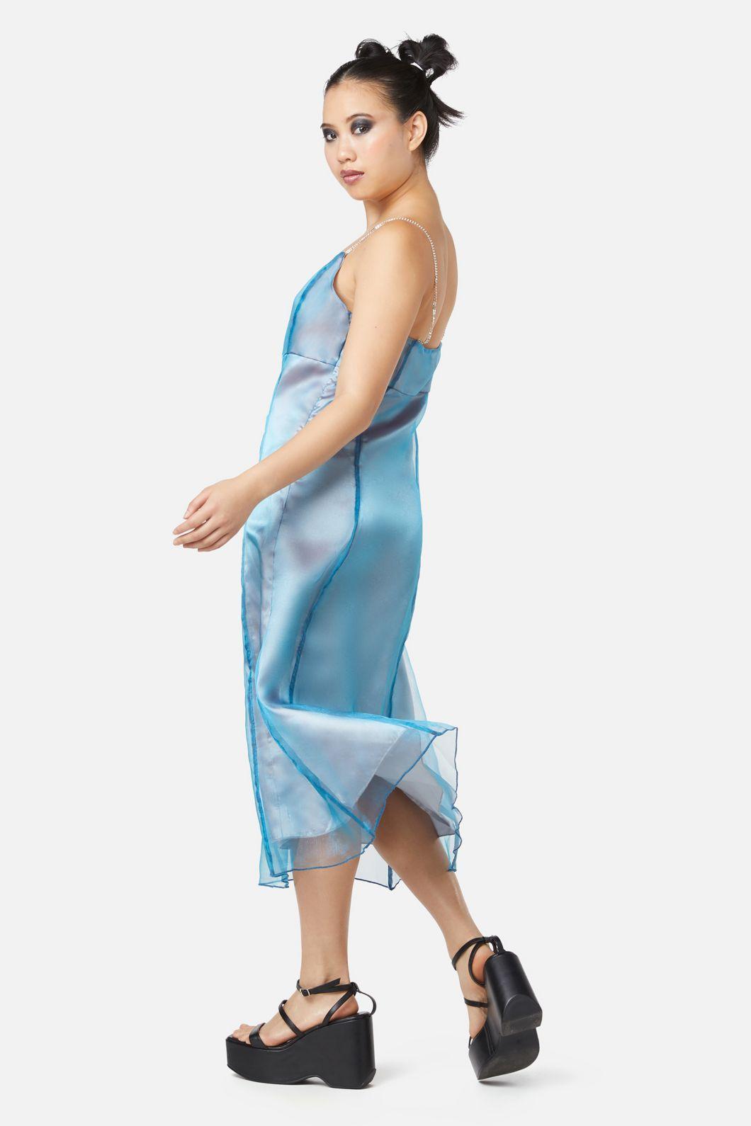 Holographic Sheer Dress Product Image