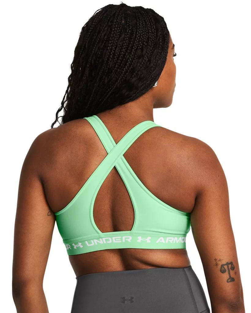 Women's Armour® Mid Crossback Sports Bra Product Image