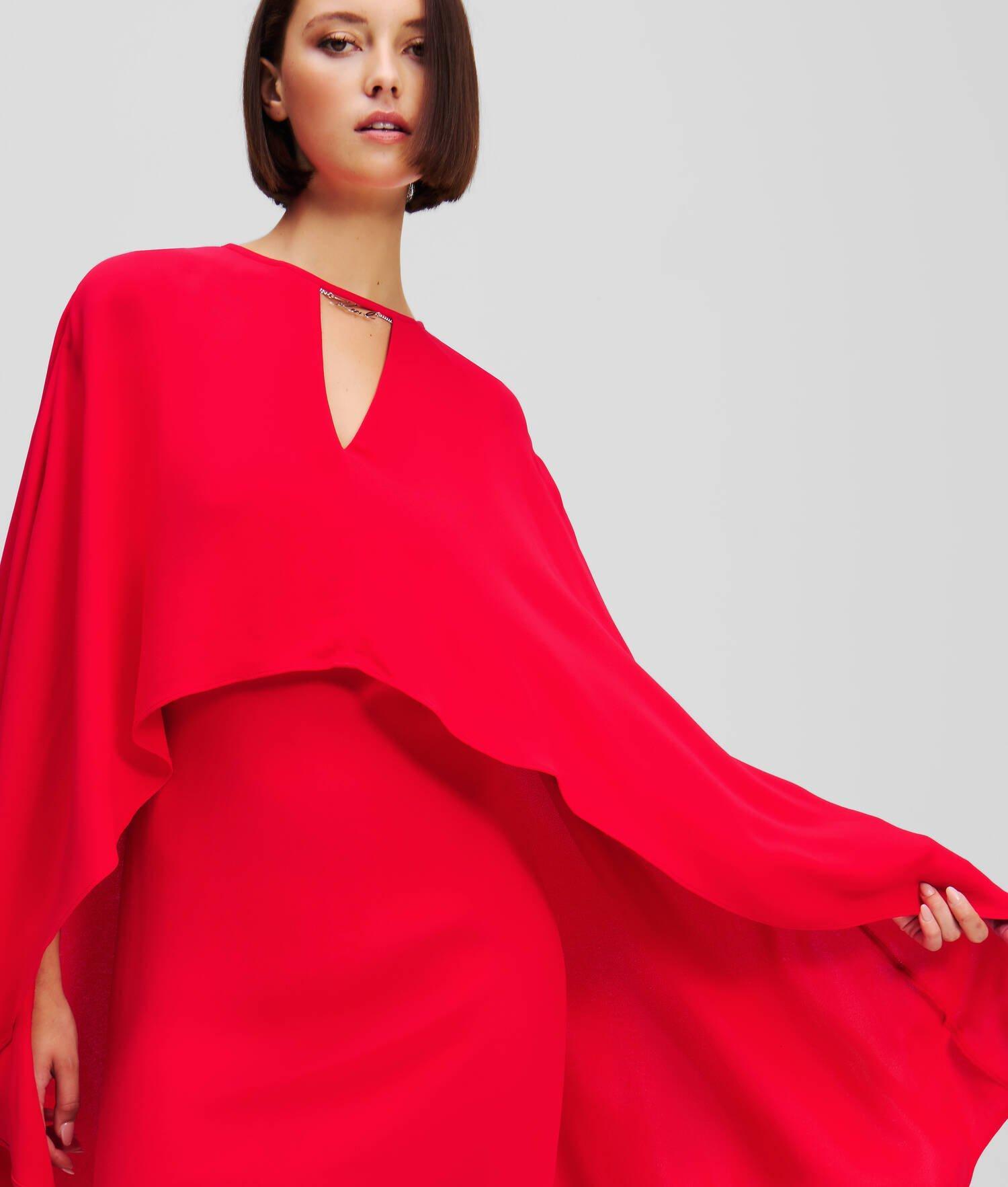 SHORT CAPE DRESS Product Image