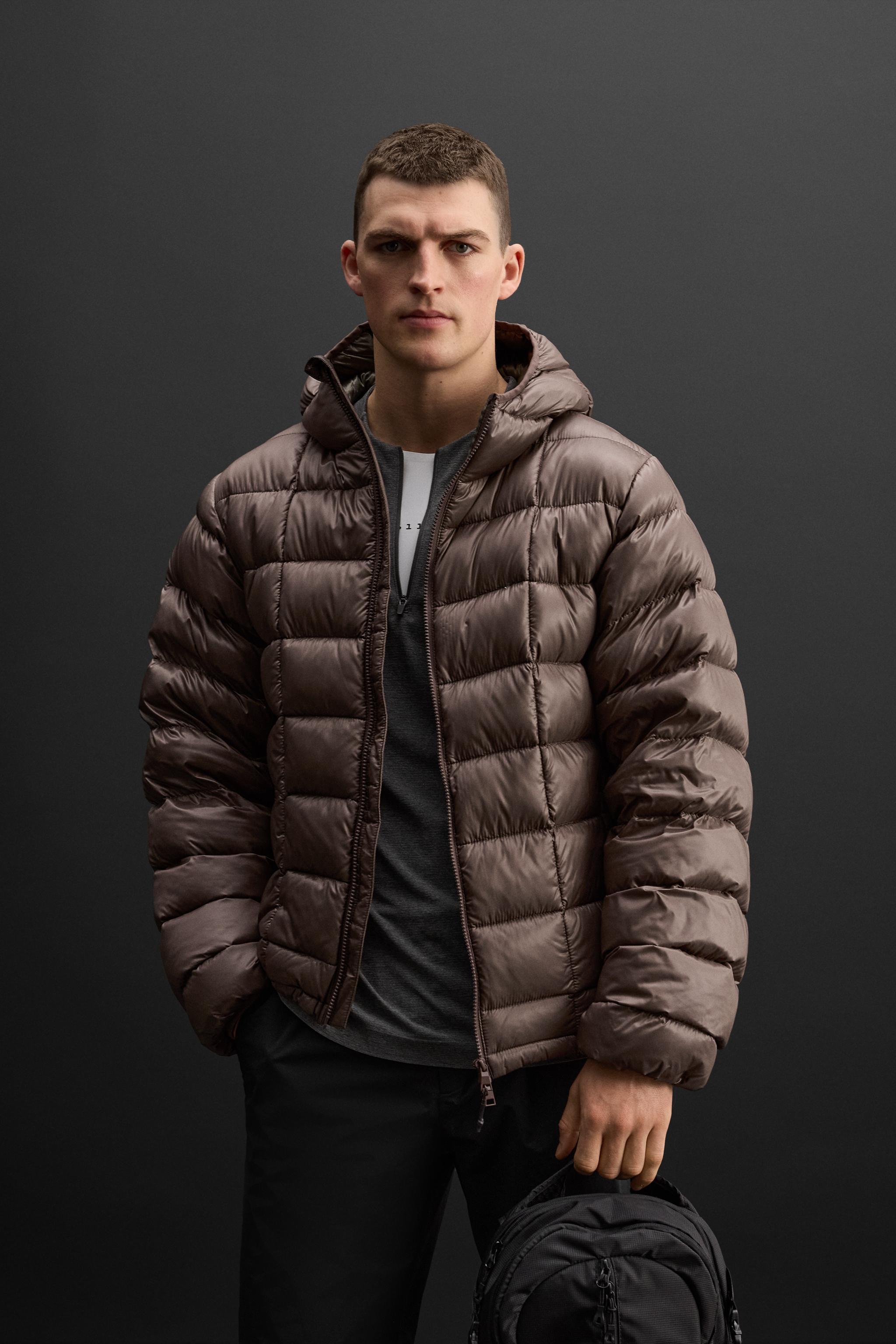 HOODED DOWN JACKET Product Image