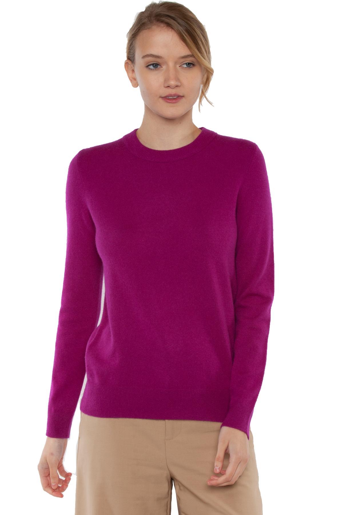 Jennie Liu Womens 100% Pure Cashmere Long Sleeve Crew Neck Pullover Sweater (1362, Lime, X-Small ) Product Image