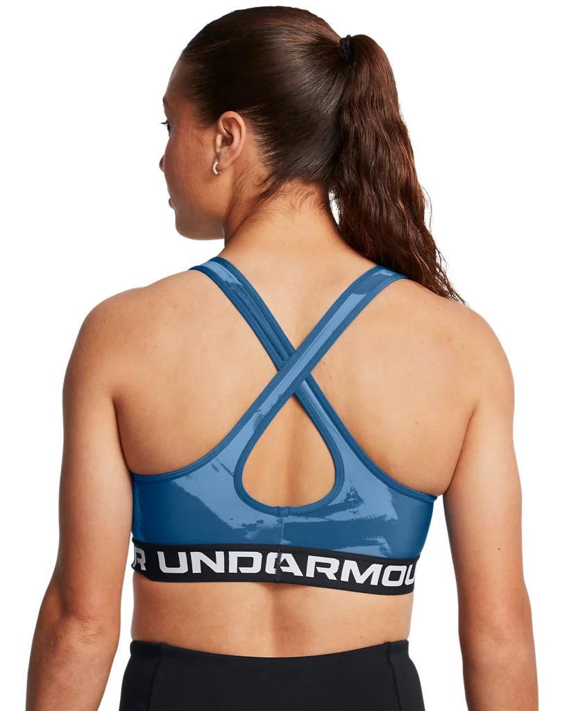 Women's Armour® Mid Crossback Printed Sports Bra Product Image