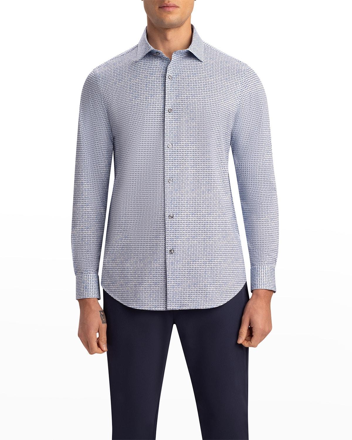 Mens James Ooohcotton Sport Shirt - Geometric Product Image