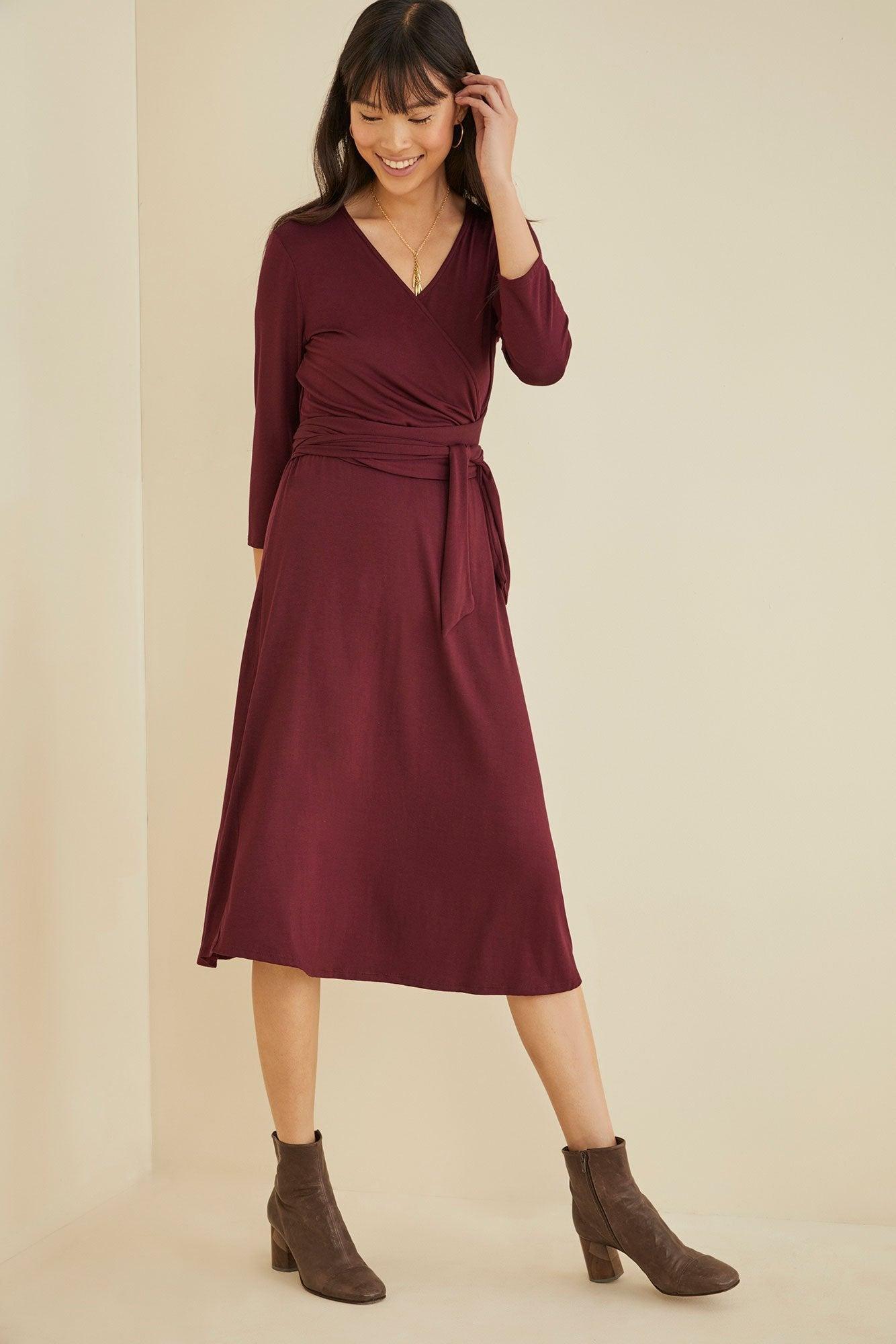 Lucia Dress - Plum - ReAmour Product Image