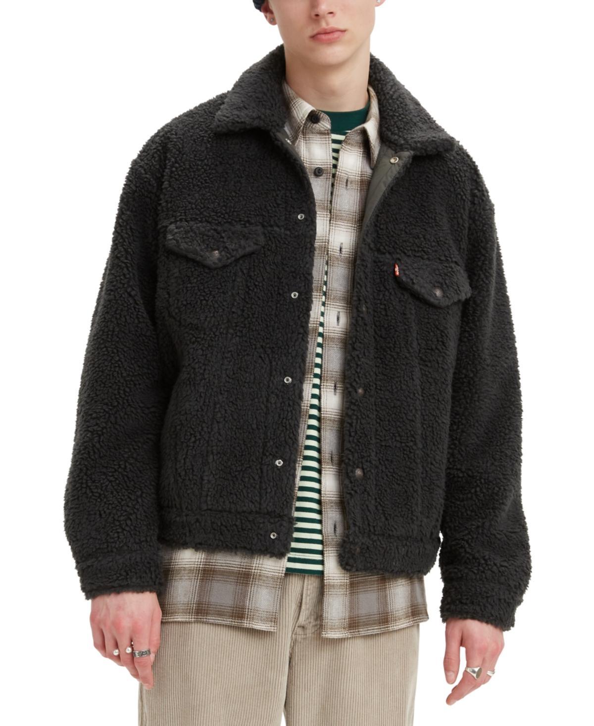 Levi's(r) Mens Cozy Vintage Sherpa Trucker (Unexplored) Men's Clothing Product Image