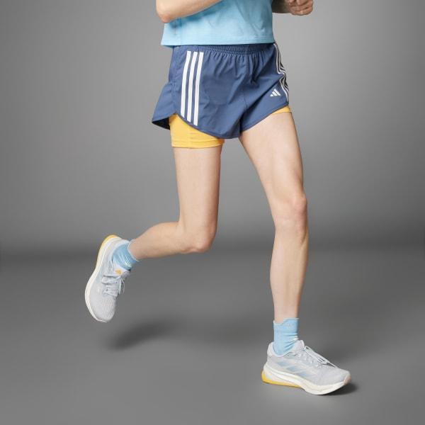 Own the Run 3-Stripes 2-in-1 Shorts Product Image