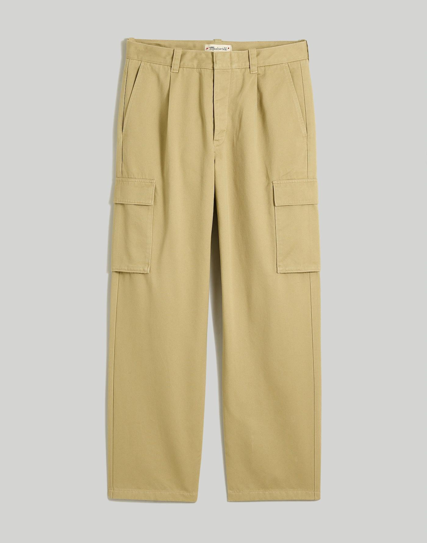 Pleated Cargo Pants Product Image