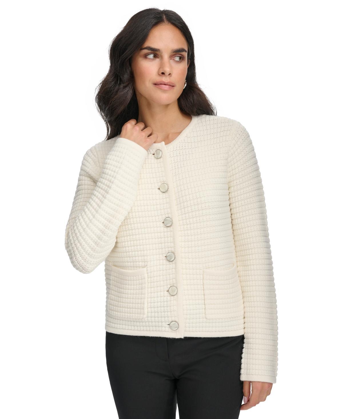 Calvin Klein Womens Long-Sleeve Cardigan Sweater product image