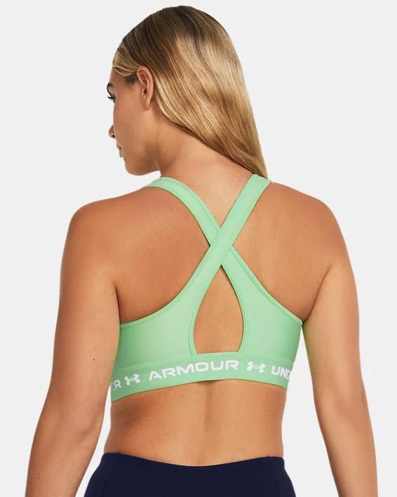 Women's Armour® Mid Crossback Sports Bra Product Image