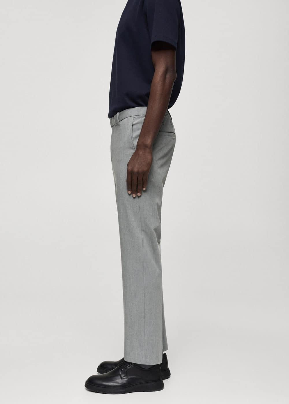 MANGO MAN - Slim fit stretch pants greyMen Product Image