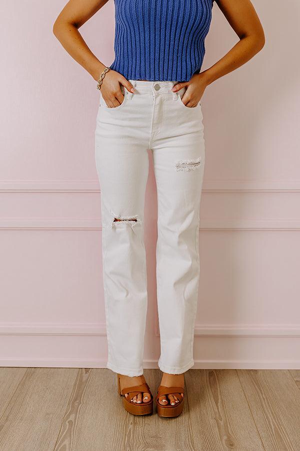 Risen The April High Waist Distressed Jean Product Image