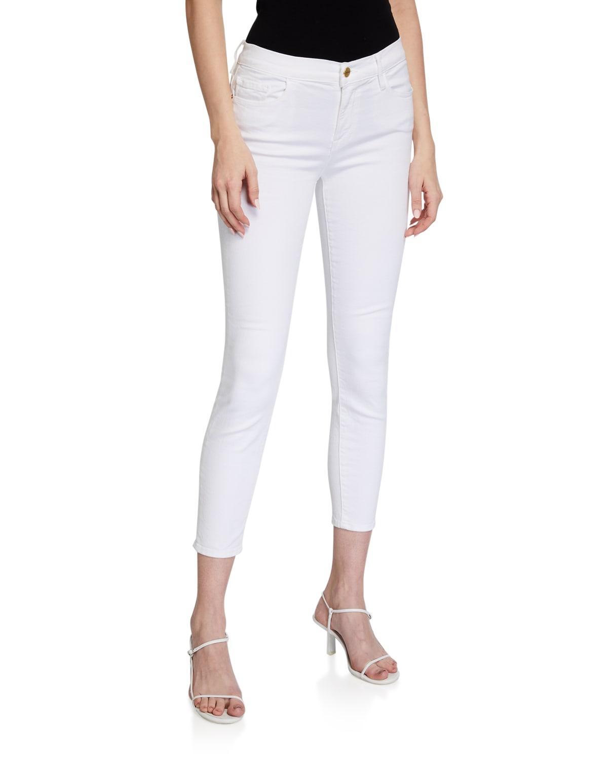 Womens Le Color Mid-Rise Stretch Skinny Ankle Jeans Product Image