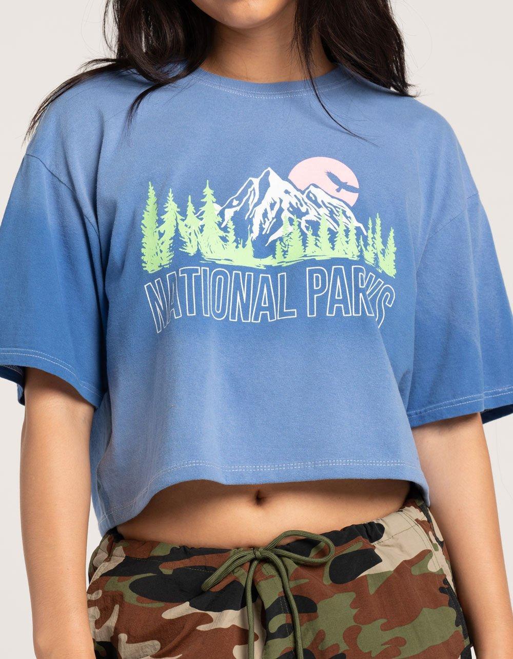 FULL TILT National Parks Womens Crop Tee Product Image