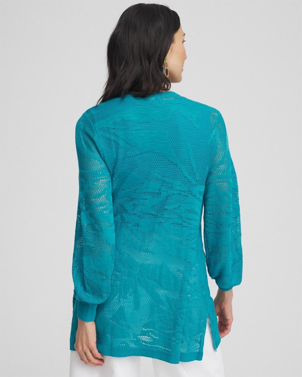 Pointelle Palms Cardigan Product Image