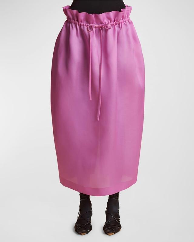 Ember Drawstring Midi Skirt Product Image