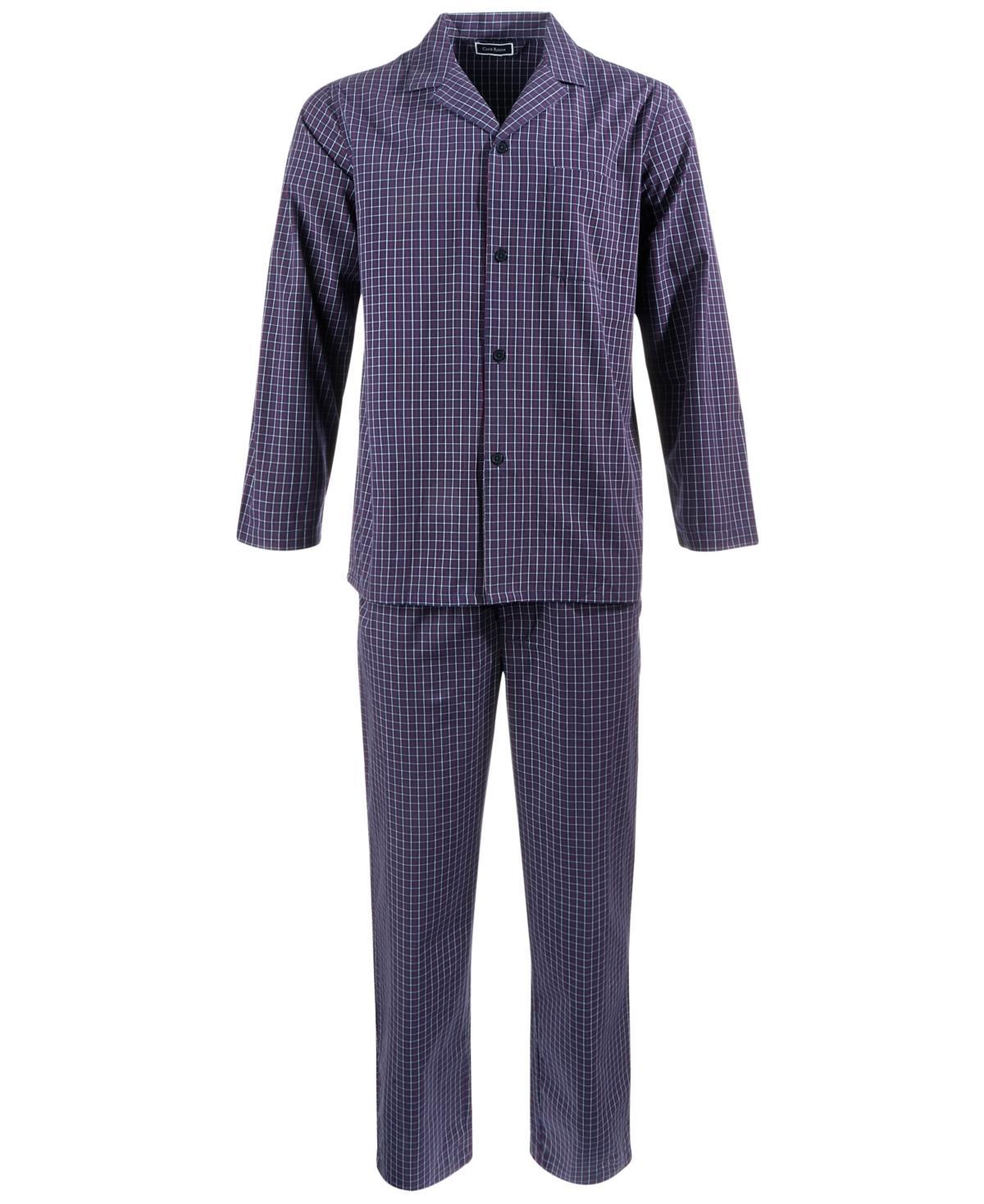 Club Room Mens 2-Pc. Solid Oxford Pajama Set, Created for Macys Product Image