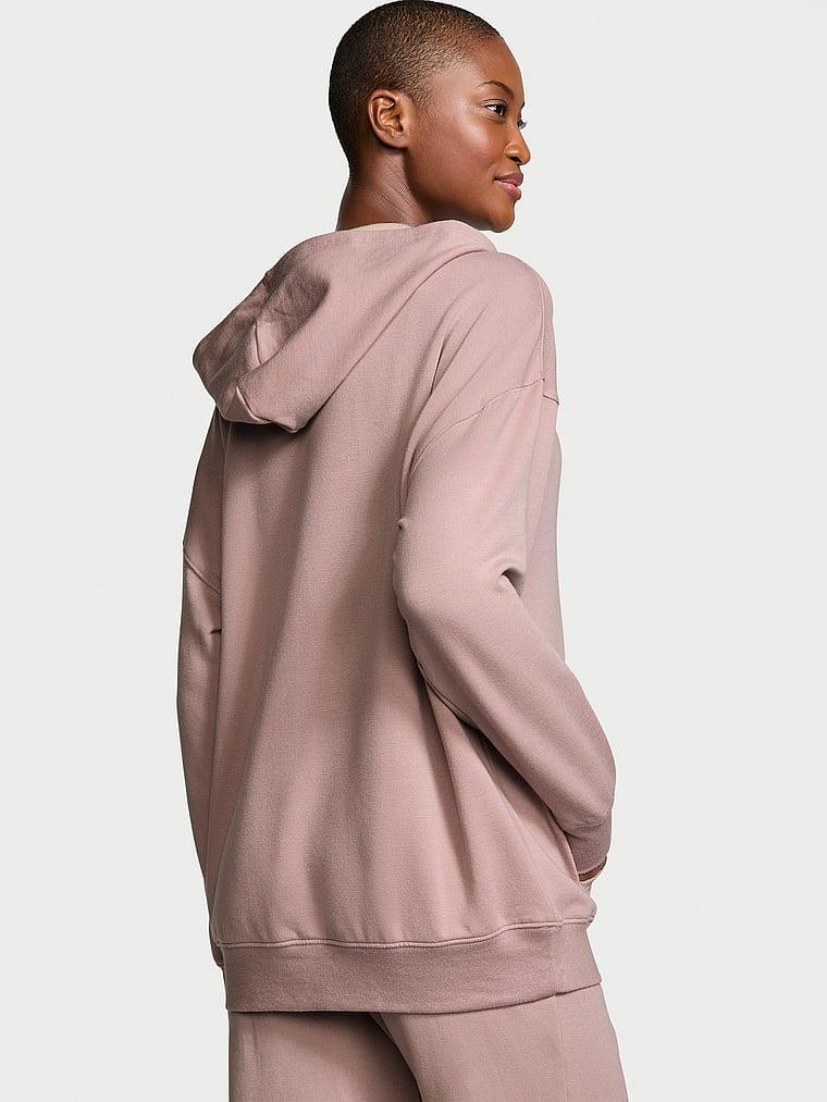 Brushed Modal Fleece Full-Zip Hoodie Product Image