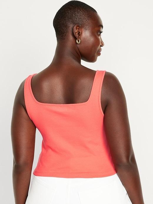 Ultra-Crop Rib-Knit Tank Top Product Image