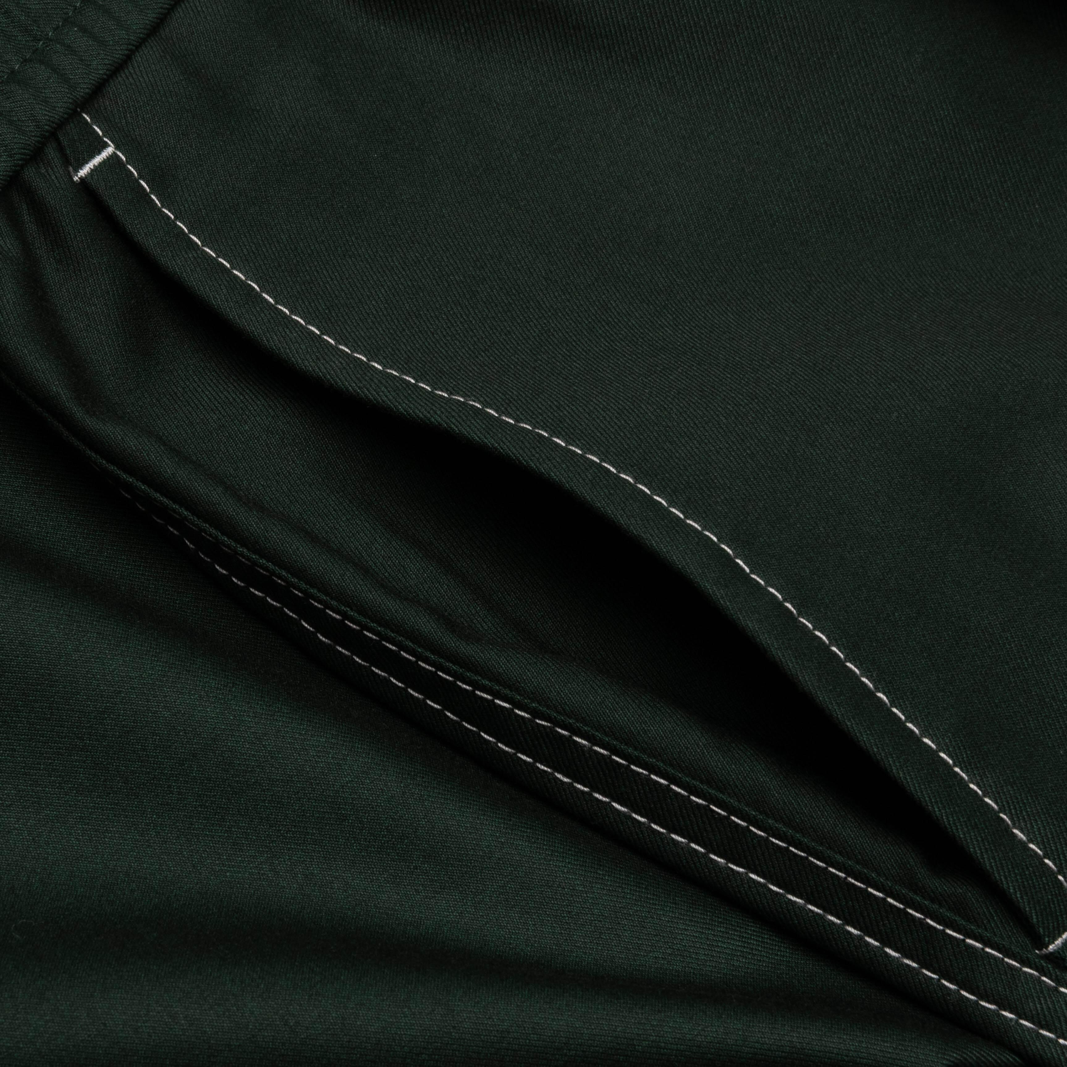 Lightweight Wool Elasticated Woven Pant - Forest Green Male Product Image