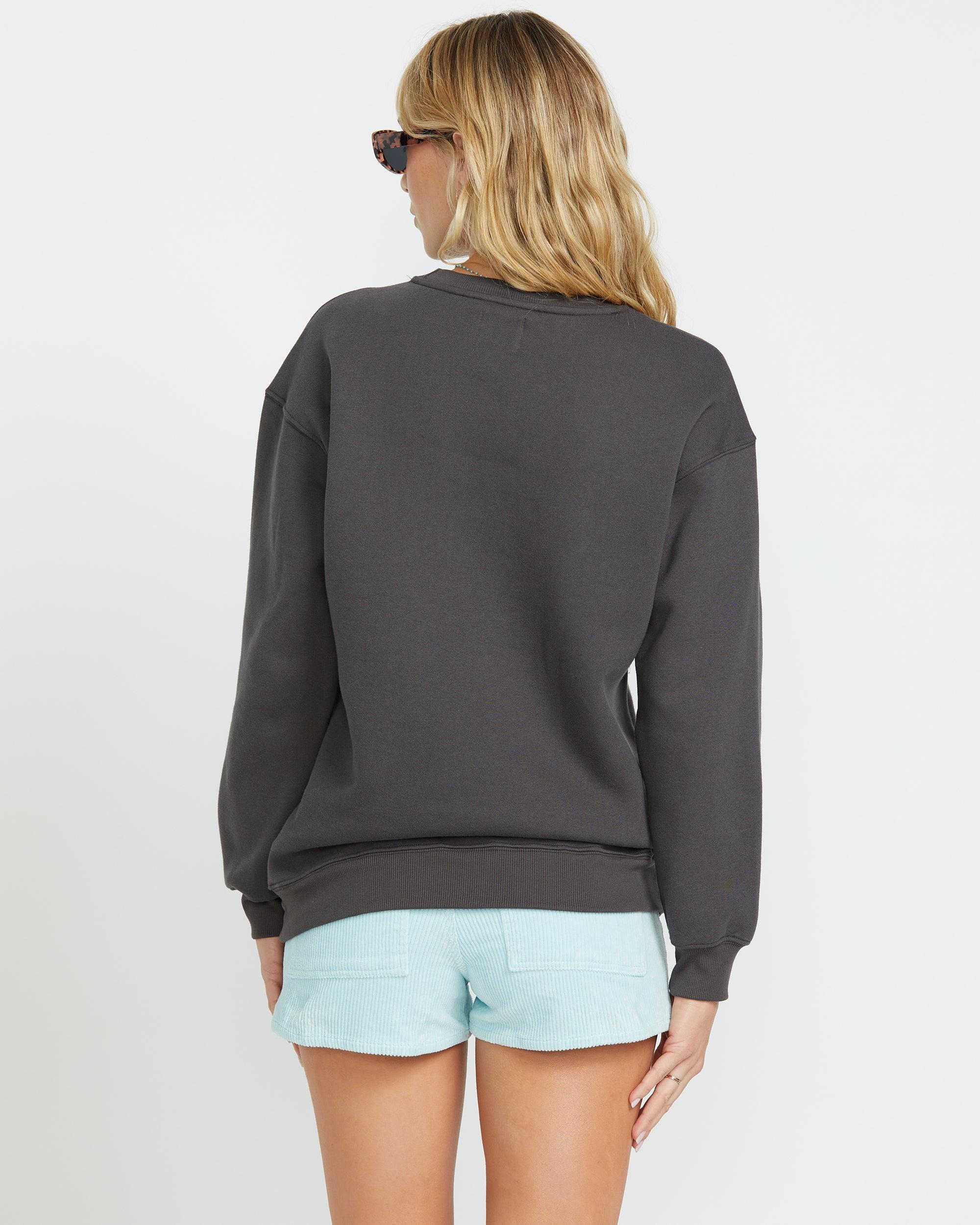 Palm Classics Crew Sweatshirt - Off Black Female Product Image