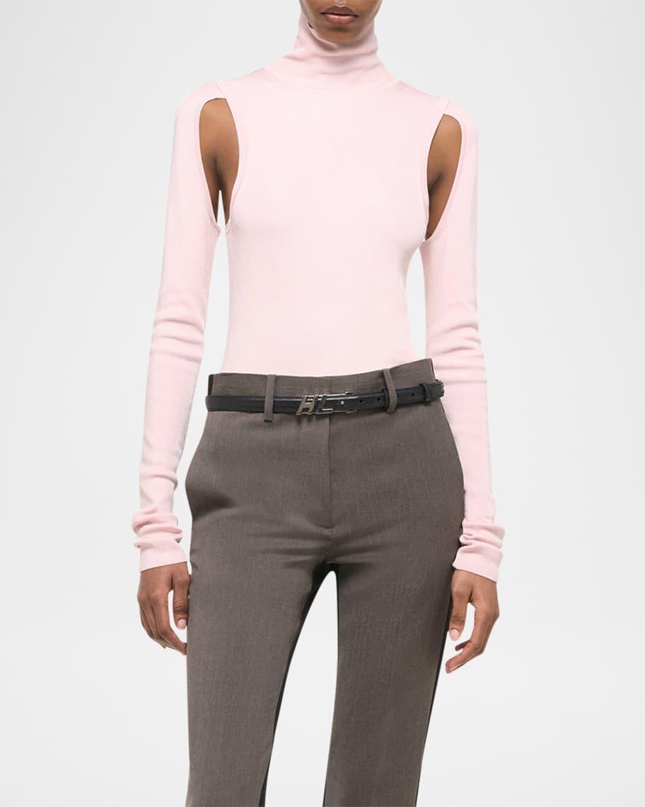 Air Cut-Out Turtleneck Top Product Image