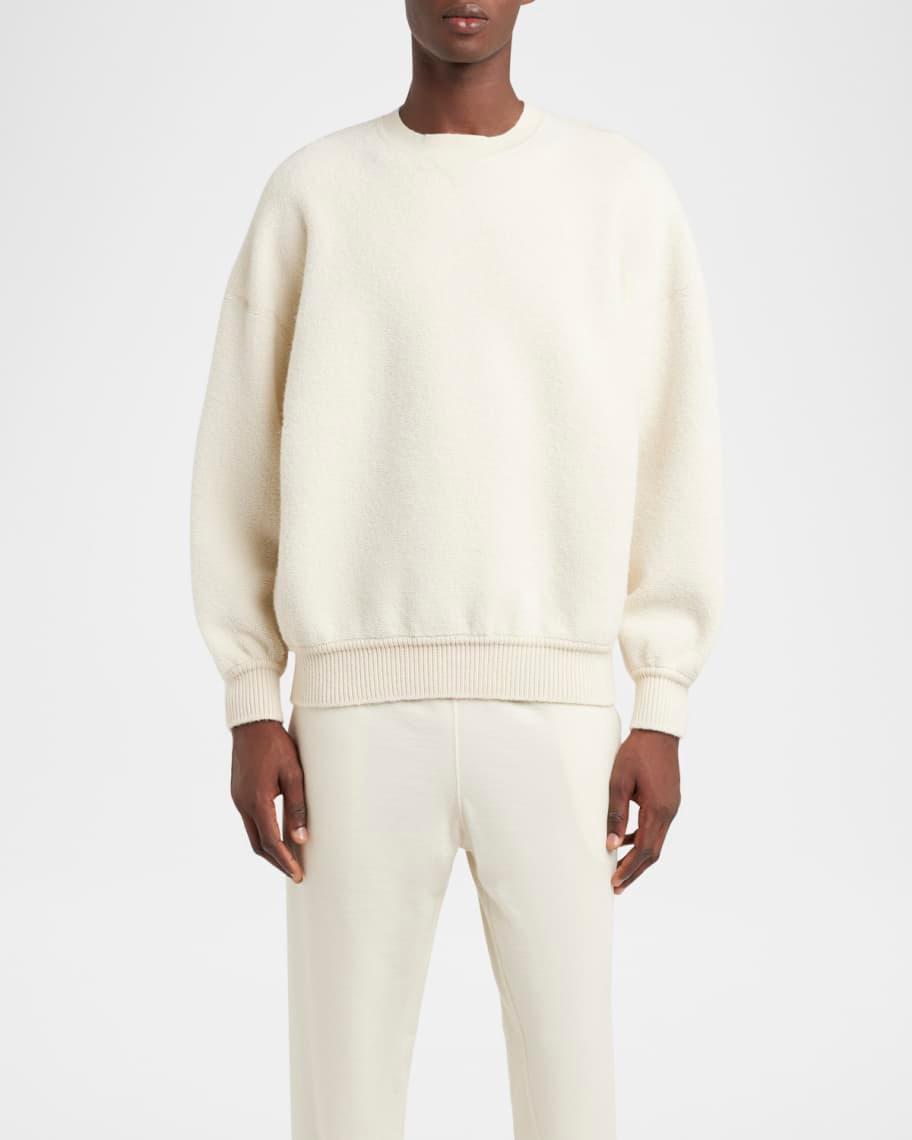 Men's Cocooning Wool and Cashmere Crewneck Sweater Product Image