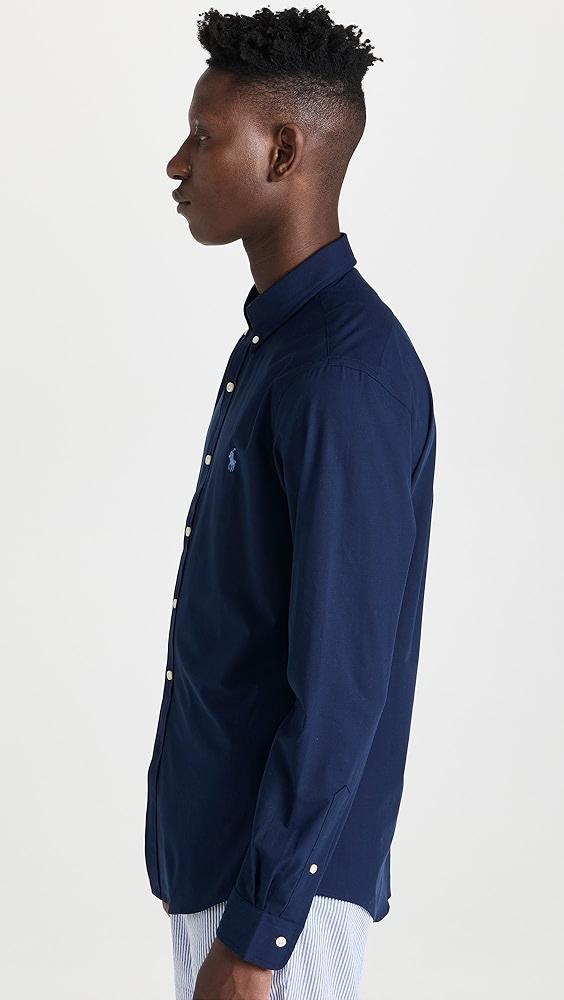 Polo Ralph Lauren Slim Fit Stretch Poplin Shirt | Shopbop Product Image