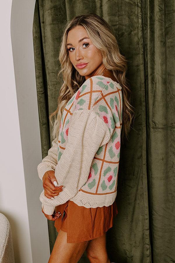 Boho Feels Knit Cardigan Product Image