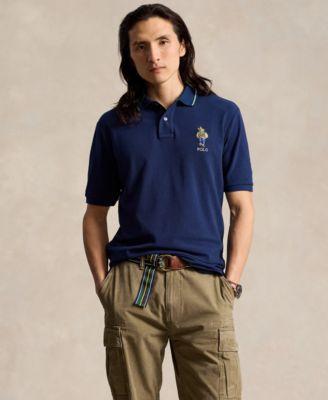 Men's Classic-Fit Polo Bear Mesh Polo Shirt Product Image