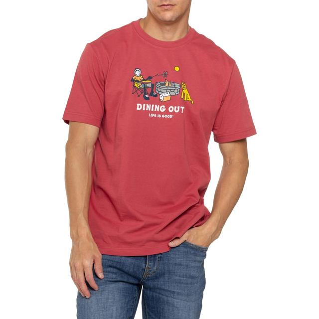 Life is Good® Jake and Rocket Dining Out Classic T-Shirt - Short Sleeve Product Image