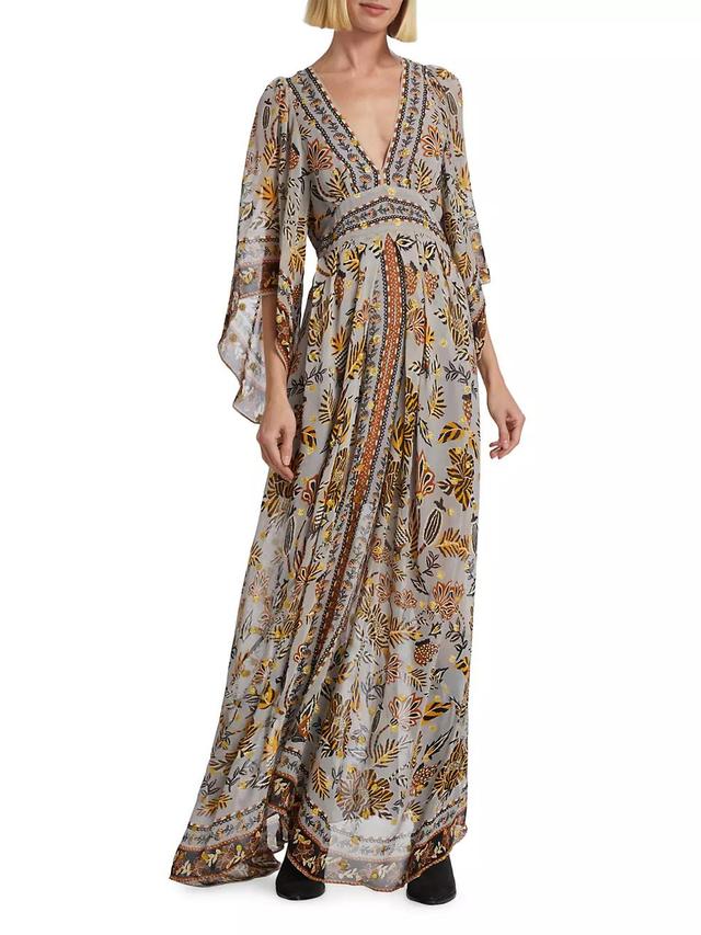 Floral Tapestry Maxi Dress Product Image