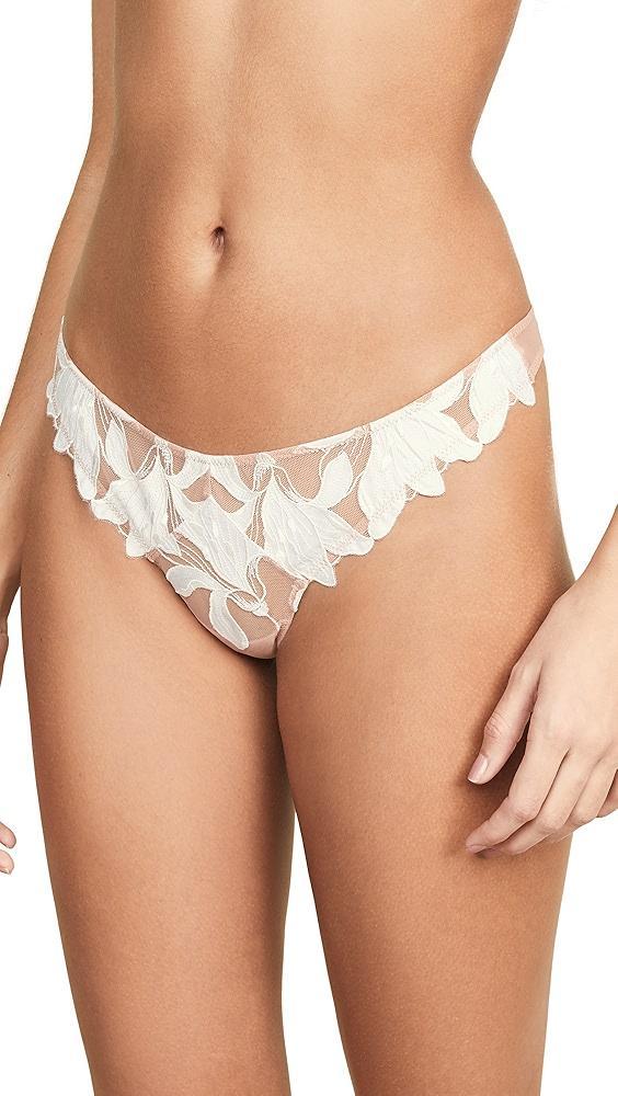 Fleur du Mal Lily Lace Thong | Shopbop Product Image