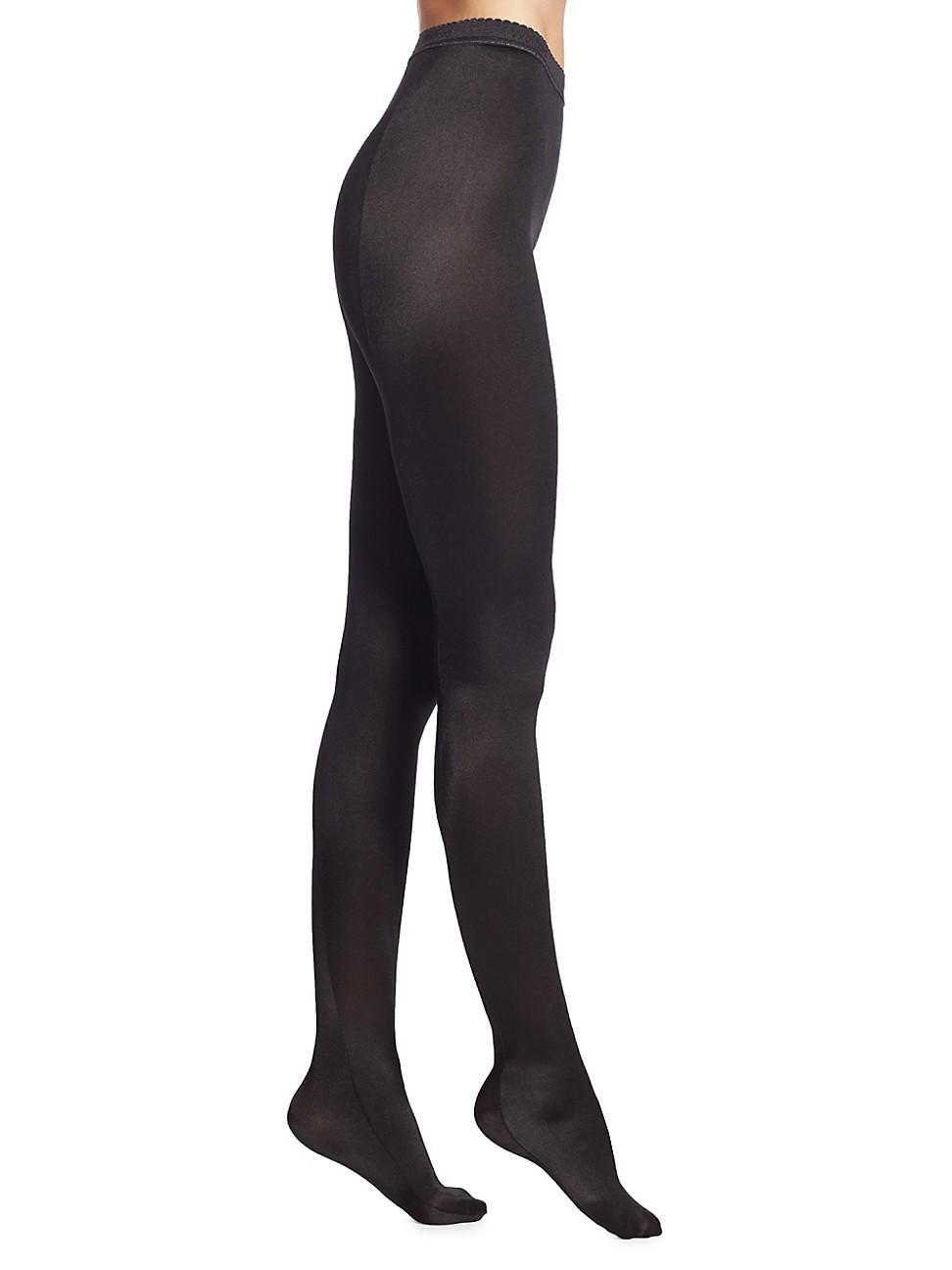 Womens Satin De Luxe High-RIse Opaque Tights Product Image