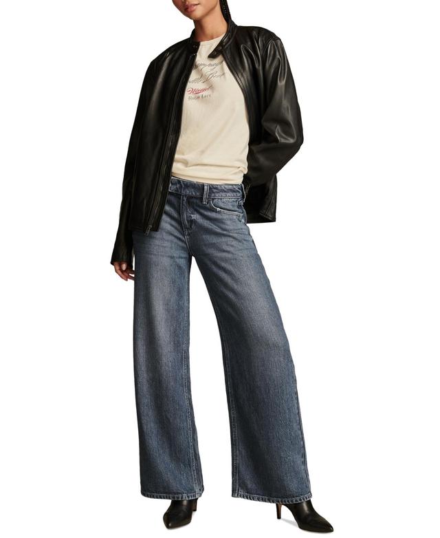 Lucky Brand Womens High Rise Palazzo Jeans Product Image