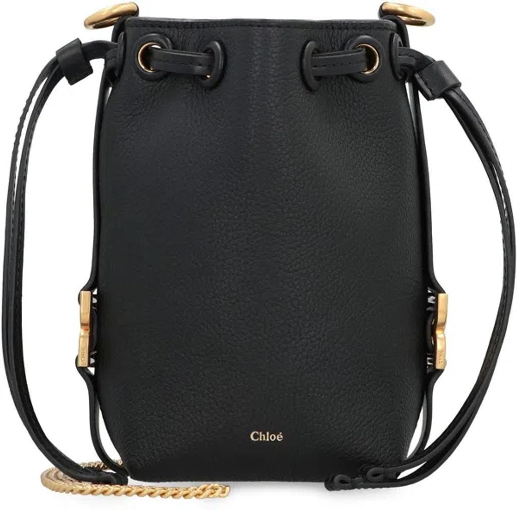 Marcie Micro Bucket Bag In Black Product Image