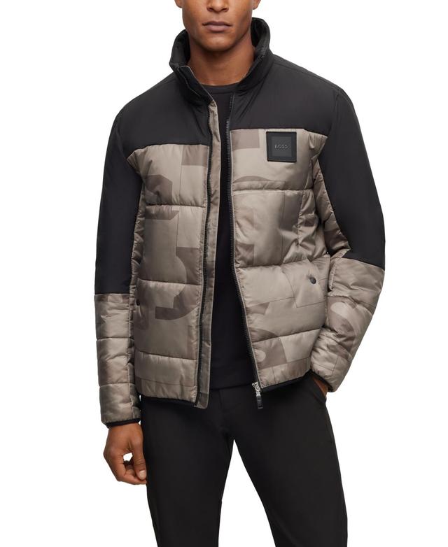 Boss by Hugo Boss Mens Regular-Fit Water-Repellent Padded Jacket - Light Product Image