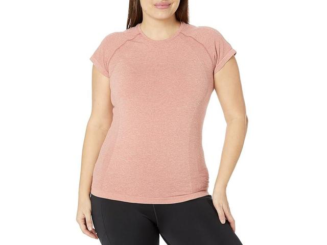 Sweaty Betty Athlete Seamless Workout Tee (Beacon Red) Women's Clothing Product Image