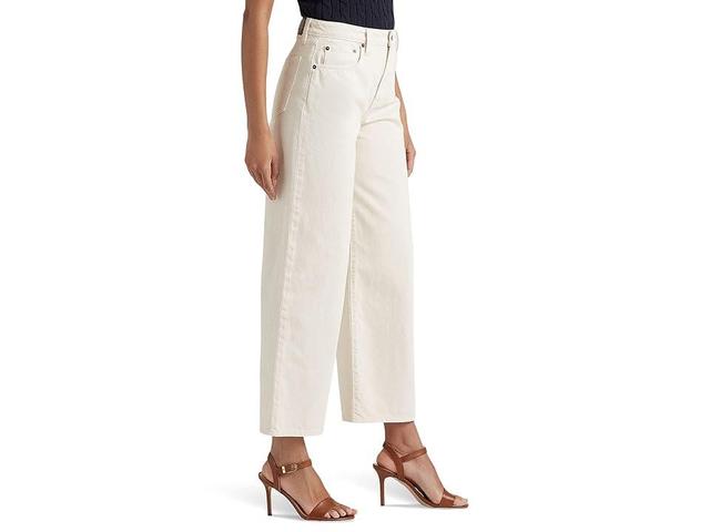 Lauren Ralph Lauren High Rise Wide Leg Jean Product Image